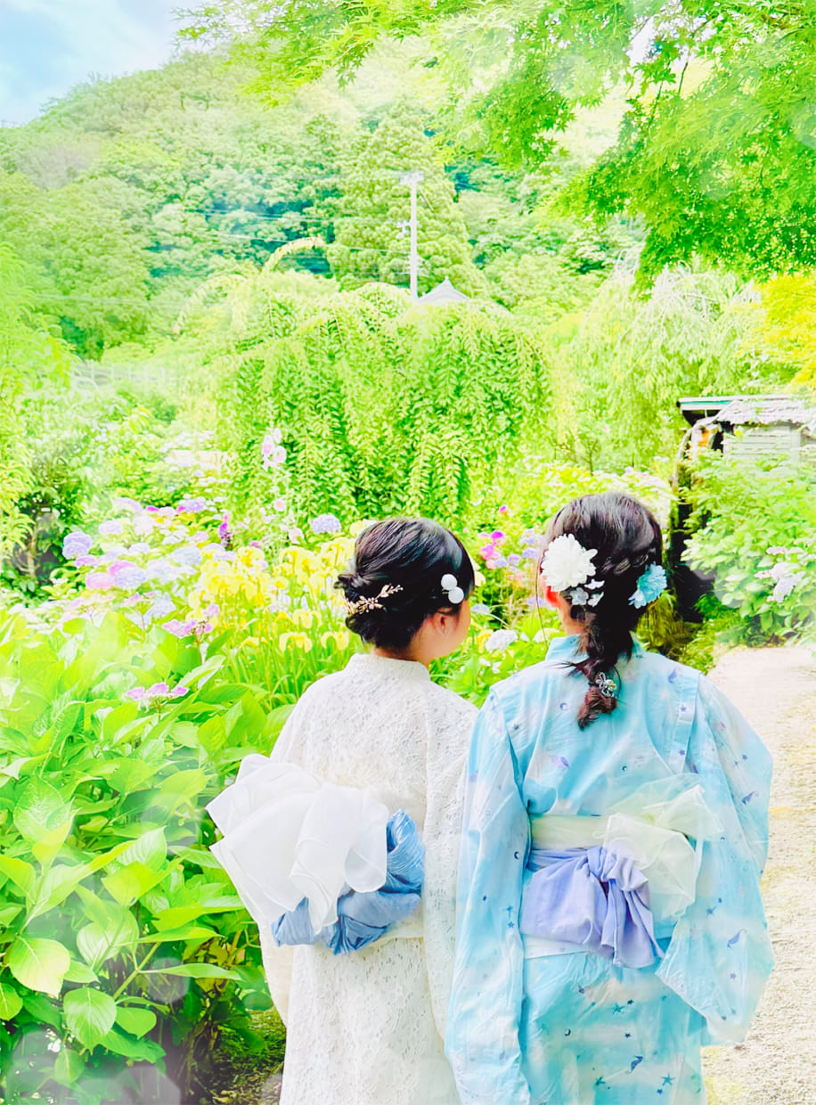 花山水×浴衣